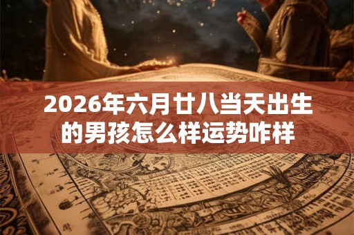 2026年六月廿八当天出生的男孩怎么样运势咋样 2026年六月廿八当天出生的男孩怎么样运势咋样