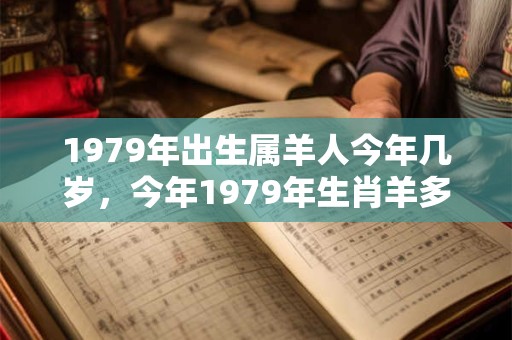 1979年出生属羊人今年几岁,今年1979年生肖羊多大 1979年出生属羊人今年几岁,今年1979年生肖羊多大