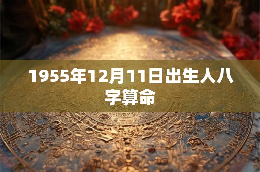 1955年12月11日出生人八字算命 1955年12月11日出生人八字算命