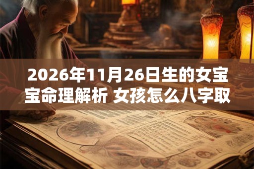 2026年11月26日生的女宝宝命理解析 女孩怎么八字取名 2026年11月26日生的女宝宝命理解析 女孩怎么八字取名