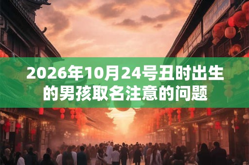 2026年10月24号丑时出生的男孩取名注意的问题 2026年10月24号丑时出生的男孩取名注意的问题