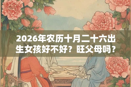 2026年农历十月二十六出生女孩好不好?旺父母吗? 2026年农历十月二十六出生女孩好不好?旺父母吗?