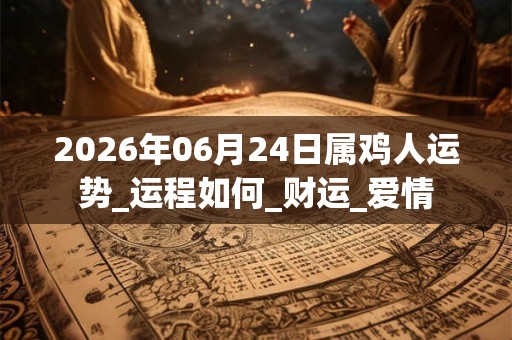 2026年06月24日属鸡人运势_运程如何_财运_爱情 2026年06月24日属鸡人运势_运程如何_财运_爱情