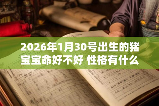 2026年1月30号出生的猪宝宝命好不好 性格有什么特点 2026年1月30号出生的猪宝宝命好不好 性格有什么特点