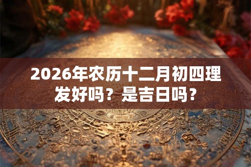 2026年农历十二月初四理发好吗？是吉日吗？