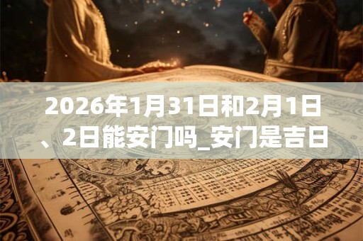 2026年1月31日和2月1日、2日能安门吗_安门是吉日吗 2026年1月31日和2月1日、2日能安门吗_安门是吉日吗
