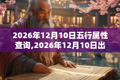 2026年12月10日五行属性查询,2026年12月10日出生五行属什么 2026年12月10日五行属性查询,2026年12月10日出生五行属什么