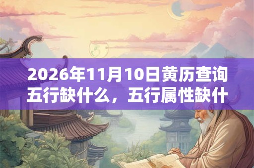 2026年11月10日黄历查询五行缺什么,五行属性缺什么 2026年11月10日黄历查询五行缺什么,五行属性缺什么