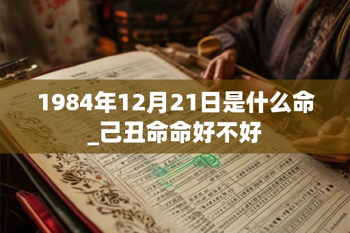 1984年12月21日是什么命_己丑命命好不好
