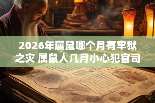 2026年属鼠哪个月有牢狱之灾 属鼠人几月小心犯官司 2026年属鼠哪个月有牢狱之灾 属鼠人几月小心犯官司