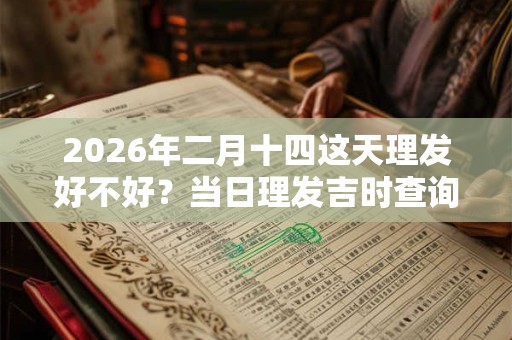 2026年二月十四这天理发好不好？当日理发吉时查询