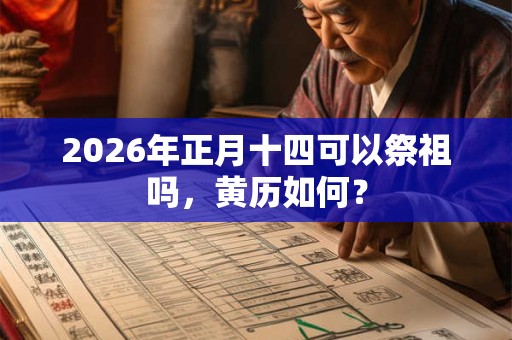 2026年正月十四可以祭祖吗,黄历如何? 2026年正月十四可以祭祖吗,黄历如何?