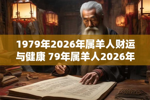 1979年2026年属羊人财运与健康 79年属羊人2026年运气
