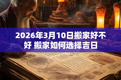 2026年3月10日搬家好不好 搬家如何选择吉日 2026年3月10日搬家好不好 搬家如何选择吉日