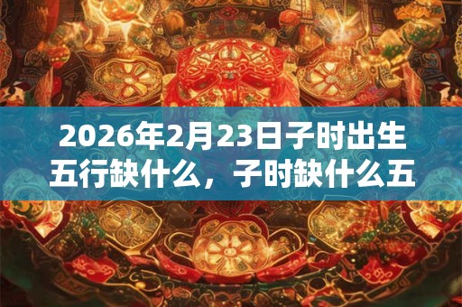 2026年2月23日子时出生五行缺什么,子时缺什么五行 2026年2月23日子时出生五行缺什么,子时缺什么五行
