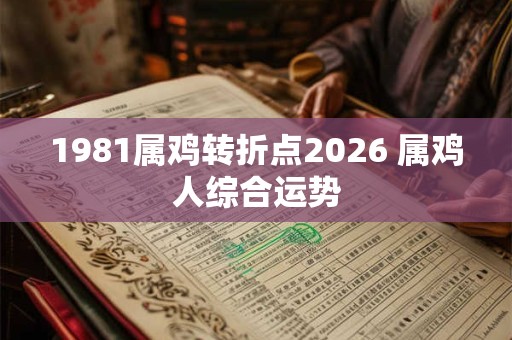 1981属鸡转折点2026 属鸡人综合运势 1981属鸡转折点2026 属鸡人综合运势