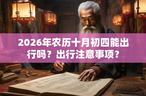 2026年农历十月初四能出行吗？出行注意事项？