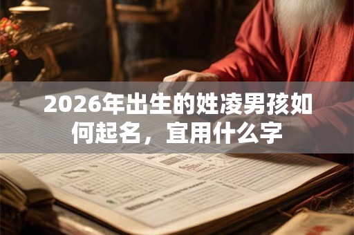 2026年出生的姓凌男孩如何起名,宜用什么字 2026年出生的姓凌男孩如何起名,宜用什么字