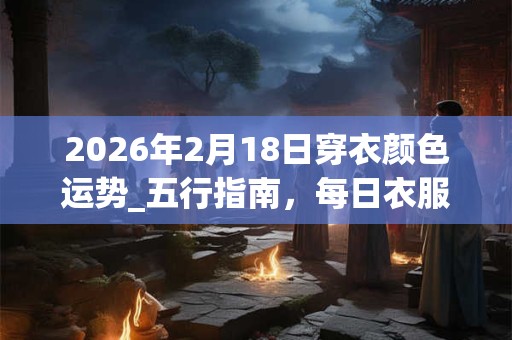 2026年2月18日穿衣颜色运势_五行指南,每日衣服颜色幸运色 2026年2月18日穿衣颜色运势_五行指南,每日衣服颜色幸运色