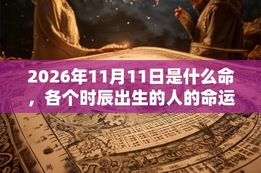2026年11月11日是什么命,各个时辰出生的人的命运 2026年11月11日是什么命,各个时辰出生的人的命运