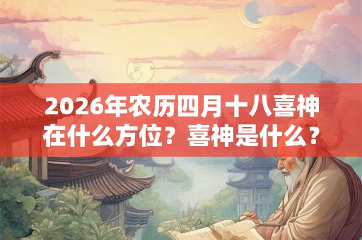 2026年农历四月十八喜神在什么方位？喜神是什么？