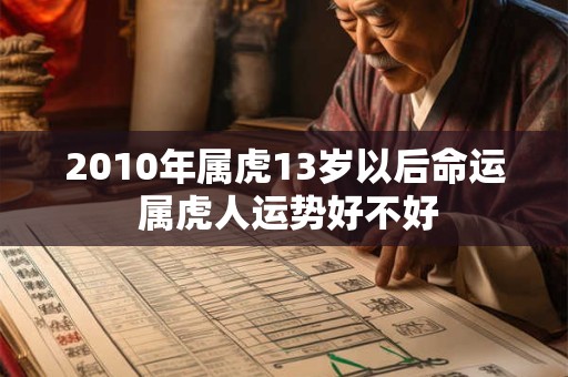 2010年属虎13岁以后命运 属虎人运势好不好