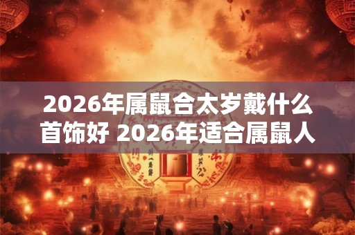 2026年属鼠合太岁戴什么首饰好 2026年适合属鼠人戴的首饰 2026年属鼠合太岁戴什么首饰好 2026年适合属鼠人戴的首饰