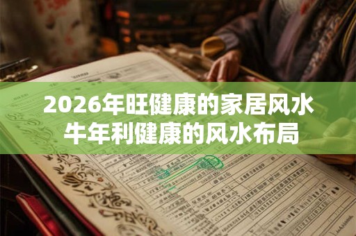 2026年旺健康的家居风水 牛年利健康的风水布局