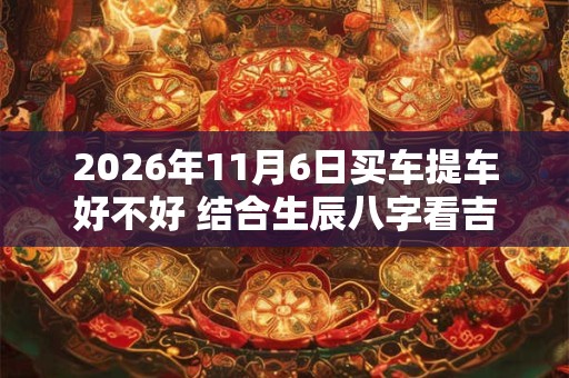 2026年11月6日买车提车好不好 结合生辰八字看吉日 2026年11月6日买车提车好不好 结合生辰八字看吉日