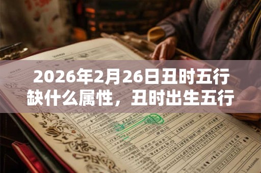 2026年2月26日丑时五行缺什么属性，丑时出生五行缺什么