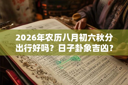 2026年农历八月初六秋分出行好吗？日子卦象吉凶？