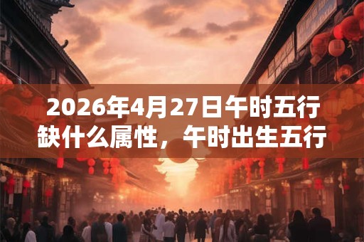 2026年4月27日午时五行缺什么属性,午时出生五行缺什么 2026年4月27日午时五行缺什么属性,午时出生五行缺什么