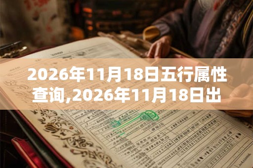 2026年11月18日五行属性查询,2026年11月18日出生五行属什么 2026年11月18日五行属性查询,2026年11月18日出生五行属什么