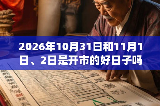 2026年10月31日和11月1日、2日是开市的好日子吗_开市可以吗 2026年10月31日和11月1日、2日是开市的好日子吗_开市可以吗