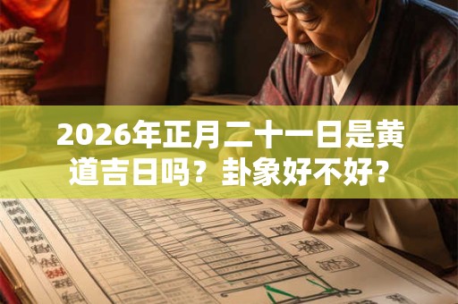 2026年正月二十一日是黄道吉日吗?卦象好不好? 2026年正月二十一日是黄道吉日吗?卦象好不好?