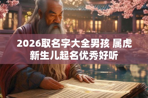 2026取名字大全男孩 属虎新生儿起名优秀好听