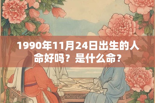 1990年11月24日出生的人命好吗？是什么命？