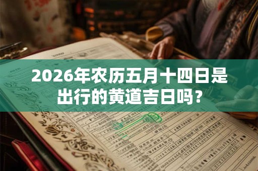 2026年农历五月十四日是出行的黄道吉日吗？