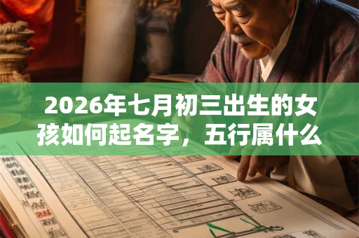 2026年七月初三出生的女孩如何起名字,五行属什么 2026年七月初三出生的女孩如何起名字,五行属什么