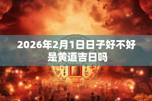 2026年2月1日日子好不好 是黄道吉日吗 2026年2月1日日子好不好 是黄道吉日吗