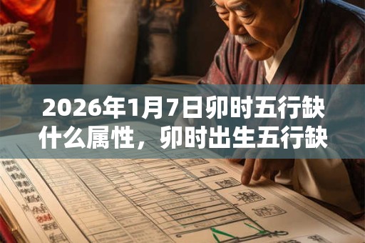 2026年1月7日卯时五行缺什么属性,卯时出生五行缺什么 2026年1月7日卯时五行缺什么属性,卯时出生五行缺什么