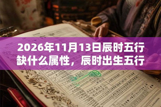 2026年11月13日辰时五行缺什么属性，辰时出生五行缺什么