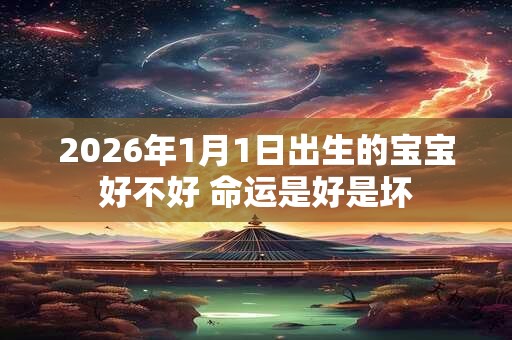 2026年1月1日出生的宝宝好不好 命运是好是坏