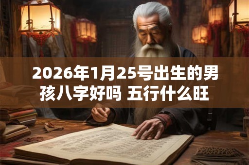 2026年1月25号出生的男孩八字好吗 五行什么旺 2026年1月25号出生的男孩八字好吗 五行什么旺