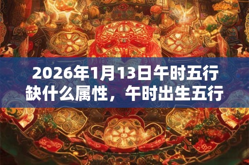 2026年1月13日午时五行缺什么属性,午时出生五行缺什么 2026年1月13日午时五行缺什么属性,午时出生五行缺什么