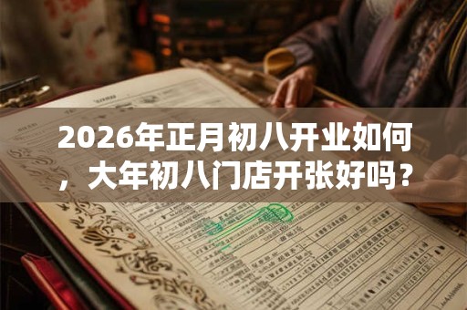 2026年正月初八开业如何,大年初八门店开张好吗? 2026年正月初八开业如何,大年初八门店开张好吗?