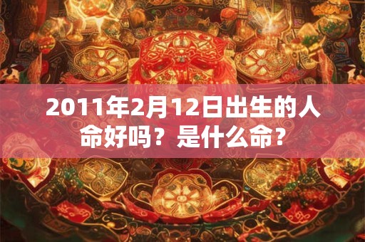 2011年2月12日出生的人命好吗？是什么命？