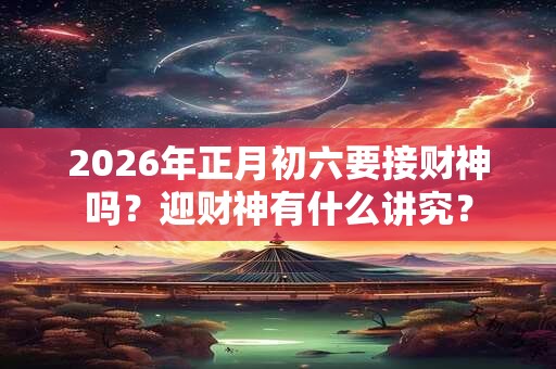 2026年正月初六要接财神吗?迎财神有什么讲究? 2026年正月初六要接财神吗?迎财神有什么讲究?