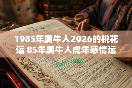1985年属牛人2026的桃花运 85年属牛人虎年感情运如何