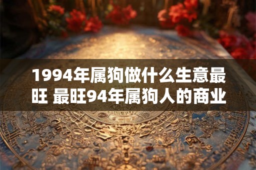 1994年属狗做什么生意最旺 最旺94年属狗人的商业领域